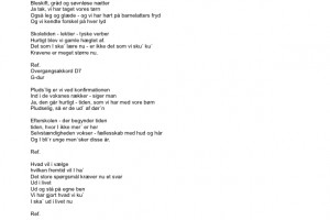 Noder og tekster